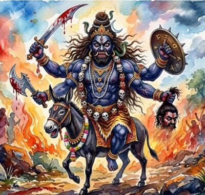 Hindu Performance Events Nirrti Dikpalaka Idol Form – Iconography - Decoding The South-Western Guardian In Hindu Sculpture