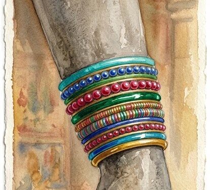 Wrist Ornament – Circular Bracelet Or Bangle Of Hindu Sculptures Literature Wrist Ornament – Circular Bracelet Or Bangle Of Hindu Sculptures